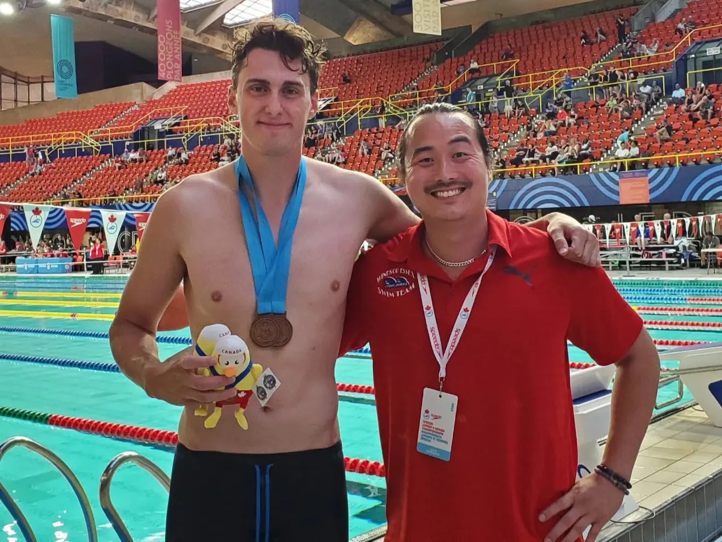 Coach Jimmy and Luca